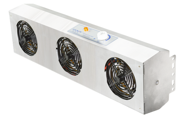 ST103A BStainless Steel Suspended Three-Head AC Ion Fan